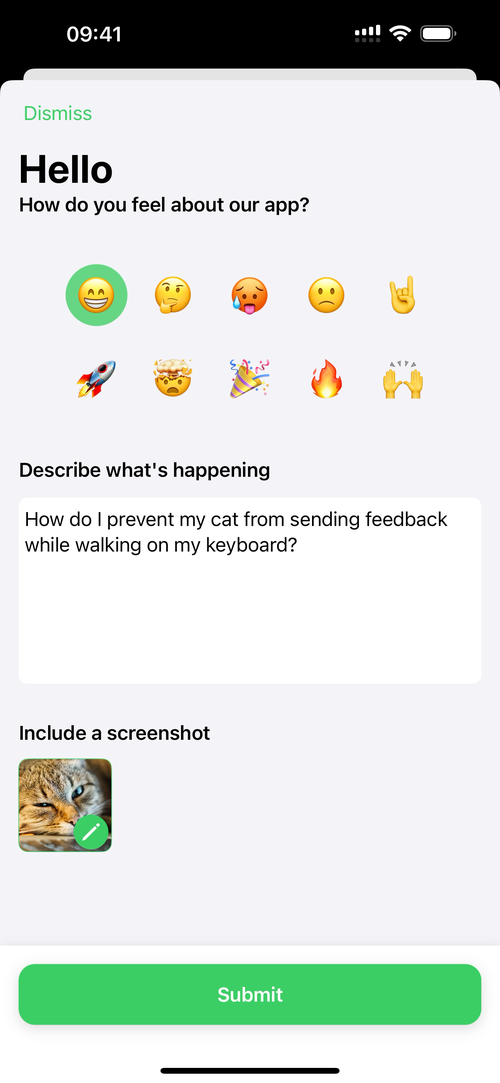 feedbackbulb keyboard green